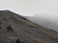 Fogging Day at Mount Ijen Summit