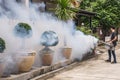 Fogging DDT spray mosquito kill for virus protect