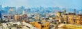 Panorama of untidy rooftops of Cairo, Egypt Royalty Free Stock Photo