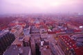 Foggy Cityscape, Zagreb, Croatia