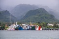 foggy day at Ketapang Harbor