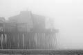 Foggy day in Old Orchard Beach, Maine