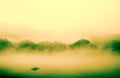 The Foggy Fairyland on Dongjiang River Royalty Free Stock Photo