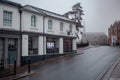 Foggy Harrow on the Hill Royalty Free Stock Photo