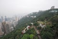 Foggy Hong Kong Skyline