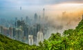 Foggy Hong Kong View