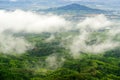 Foggy landscape in Buenavista, Quindio Royalty Free Stock Photo