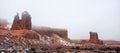Foggy Morning, Arches National Park, Utah
