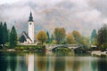 Lake Bohinj In National Park Triglav, Slovenia Royalty Free Stock Photo