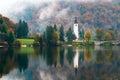 Lake Bohinj In National Park Triglav, Slovenia Royalty Free Stock Photo