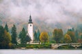 Lake Bohinj In National Park Triglav, Slovenia Royalty Free Stock Photo