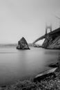 Foggy morning on the Golden Gate Royalty Free Stock Photo