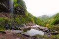 Foggy Morning at Kaaterskill Falls Royalty Free Stock Photo