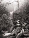 Foggy Morning at Kaaterskill Falls Royalty Free Stock Photo