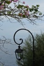 Foggy Morning Lantern on the sea Royalty Free Stock Photo