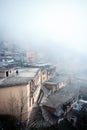 Foggy morning in mountain village Masouleh, Gilan Povince, Iran