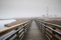 Foggy Morning Over Bodie Island North Carolina Royalty Free Stock Photo