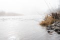 Foggy morning on the river