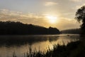 Foggy morning on the river