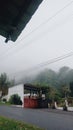 foggy morning at spesial region of yogyakarta