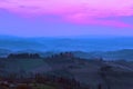 Foggy morning at the Toscana Royalty Free Stock Photo