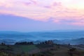 Foggy morning at the Toscana Royalty Free Stock Photo