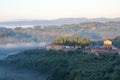 Foggy Morning in Tuscany
