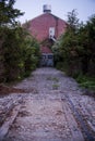 Morning Fog - Disused Railroad Track & Water Dry House - Abandoned Indiana Army Ammunition Depot - Indiana