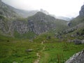 Foggy Mountain Landscape Royalty Free Stock Photo