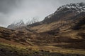 Foggy mountain in scotland Royalty Free Stock Photo