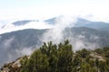 Foggy Mountain view from Spil, Turkey Royalty Free Stock Photo