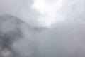 Foggy mountains Royalty Free Stock Photo