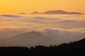 Foggy mountains