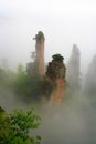 Foggy Mountains Zhangjiajie