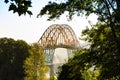 Foggy Pattullo Bridge Royalty Free Stock Photo