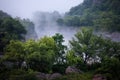 Foggy river morning Royalty Free Stock Photo