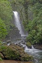 Foggy Waterfall in the Tropics Royalty Free Stock Photo