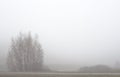 Foggy weatrher Royalty Free Stock Photo