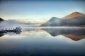 Foggy Winter Morning, Lake Rotoroa, New Zealand