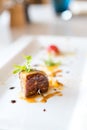 Foie gras, grilled Royalty Free Stock Photo