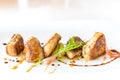 Foie gras, grilled Royalty Free Stock Photo