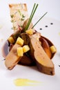 Foie gras with pineapple