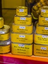 Foie-gras at a shopwindow in Sarlat-la-Caneda. Foie gras is a famous product from