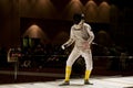 Foil Fencer Ready To Compete Royalty Free Stock Photo