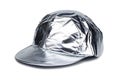 foil hat on white background Royalty Free Stock Photo