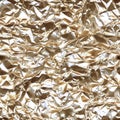 Foil light gold colored seamless texture, gentle pastel gold pattern soft colorized background Royalty Free Stock Photo