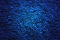 Foil. Metal background.The texture of the paper blue crumpled foil. Royalty Free Stock Photo