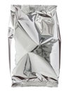 Foil package bag isolated on white Royalty Free Stock Photo