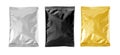 Foil plastic  bags Royalty Free Stock Photo