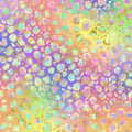 Holographic Leopard Print on Gradient Background